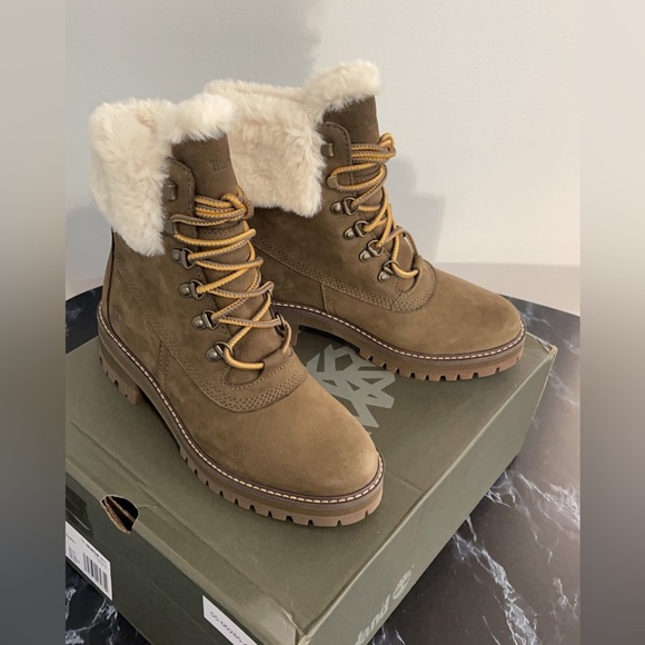 Timberland Courmayeur Valley Snow Boot - Women's Size 7.5 M Waterproof AUTHENTIC - Picture 8 of 16